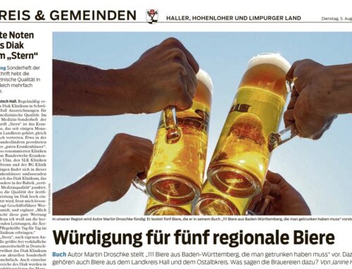 Würdigung für fünf regionale Biere